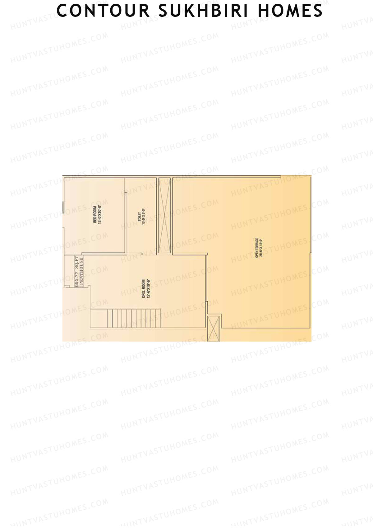 Contour Sukhbiri Homes, Block Fortuna G, Unit 1 (Duplex ), 4BHK, Super Area 2800   sq ft 