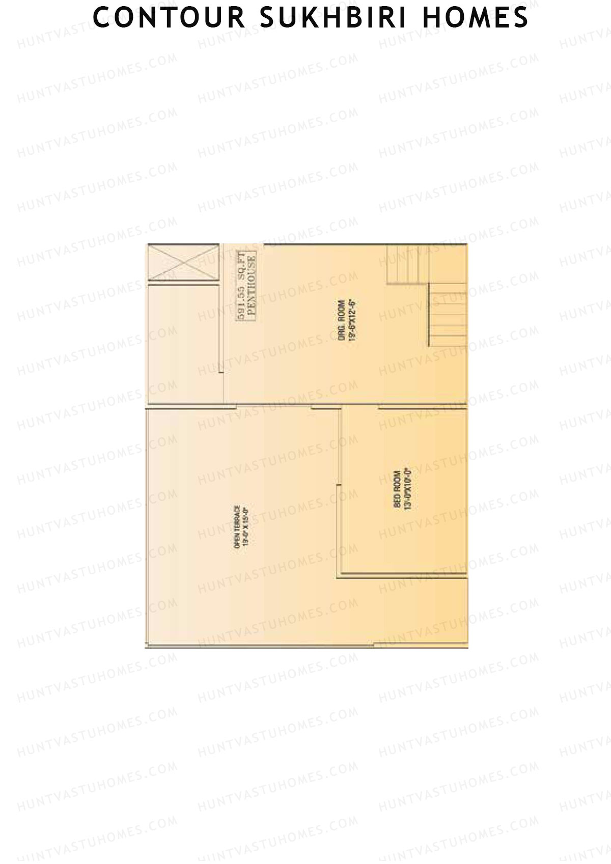 Contour Sukhbiri Homes, Block Fortuna G, Unit 3 (Duplex ), 3BHK, Super Area 2199   sq ft 