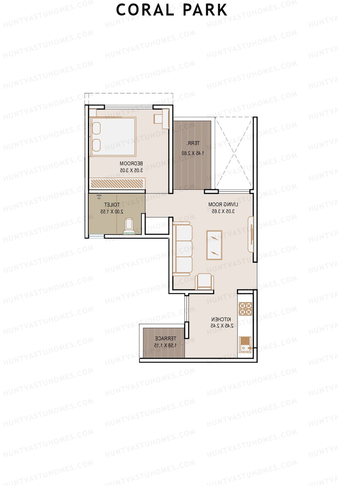 Coral Park Tower 1 Unit 12 Floor Plan