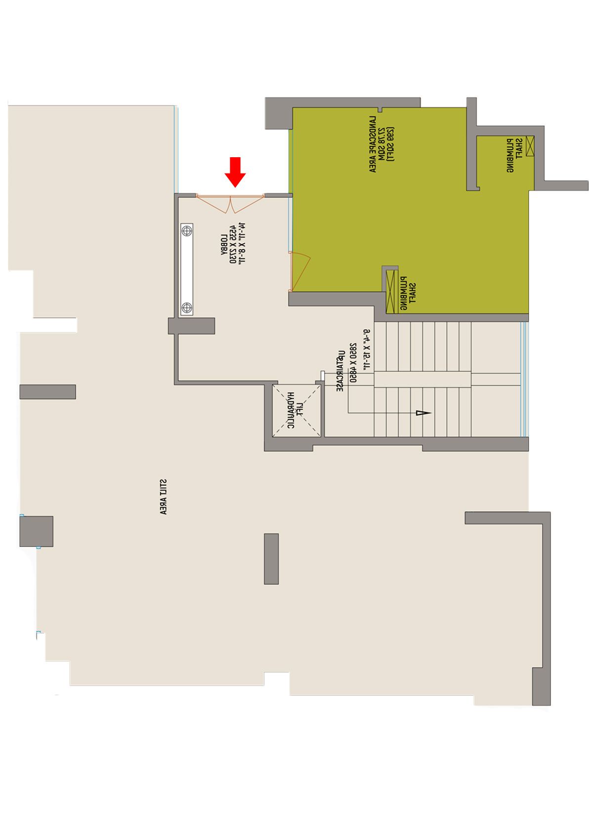 County 107 Tower C Unit 2 (Triplex) Floor Plan