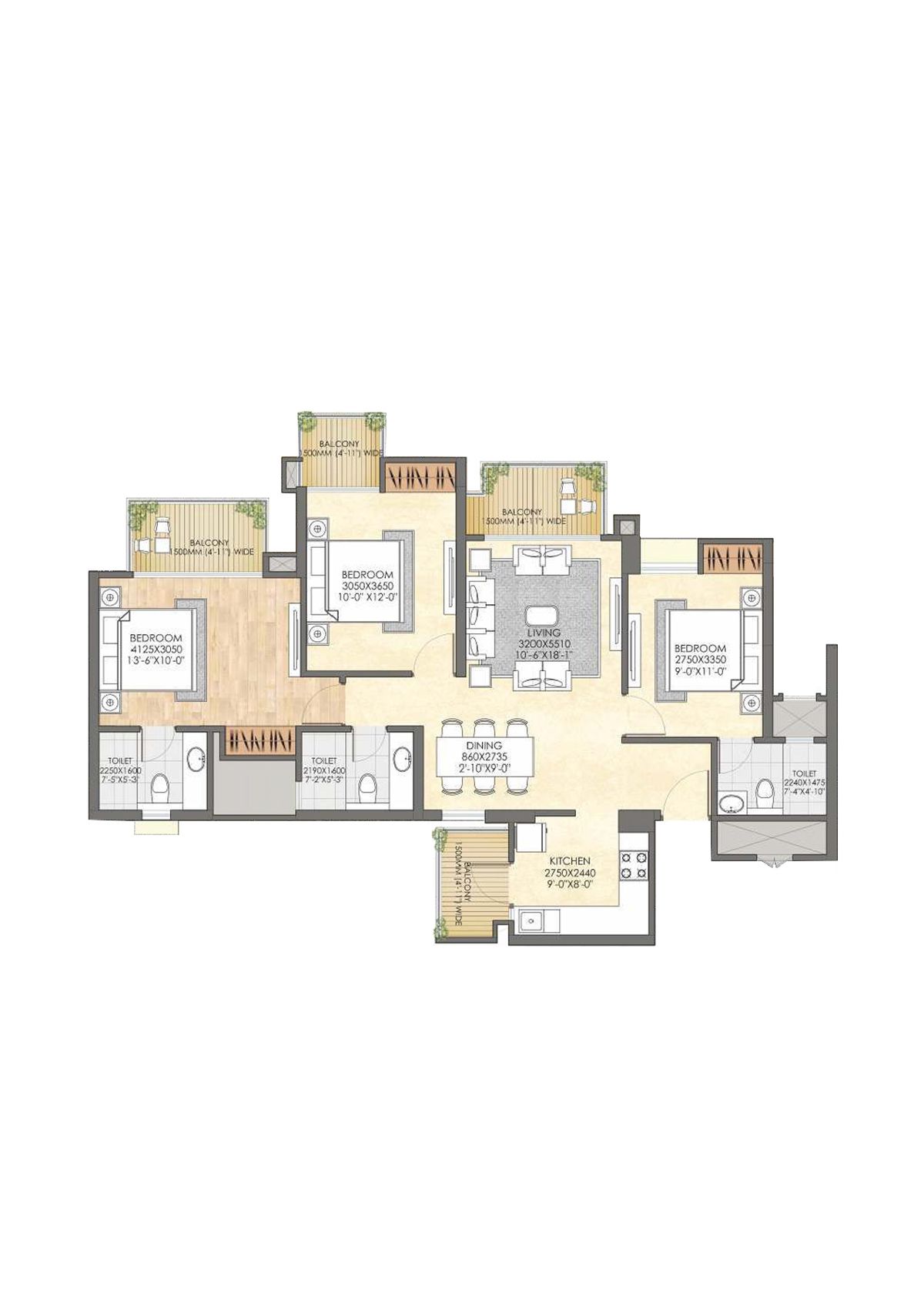 Crc Joyous Tower 3 Unit 1 Floor Plan