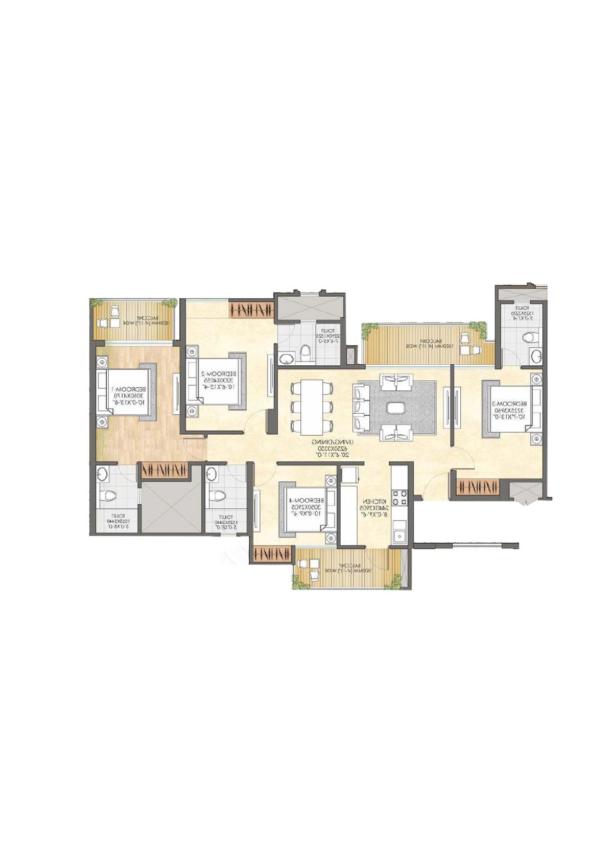 Crc Joyous Tower 2 Unit 1 Floor Plan