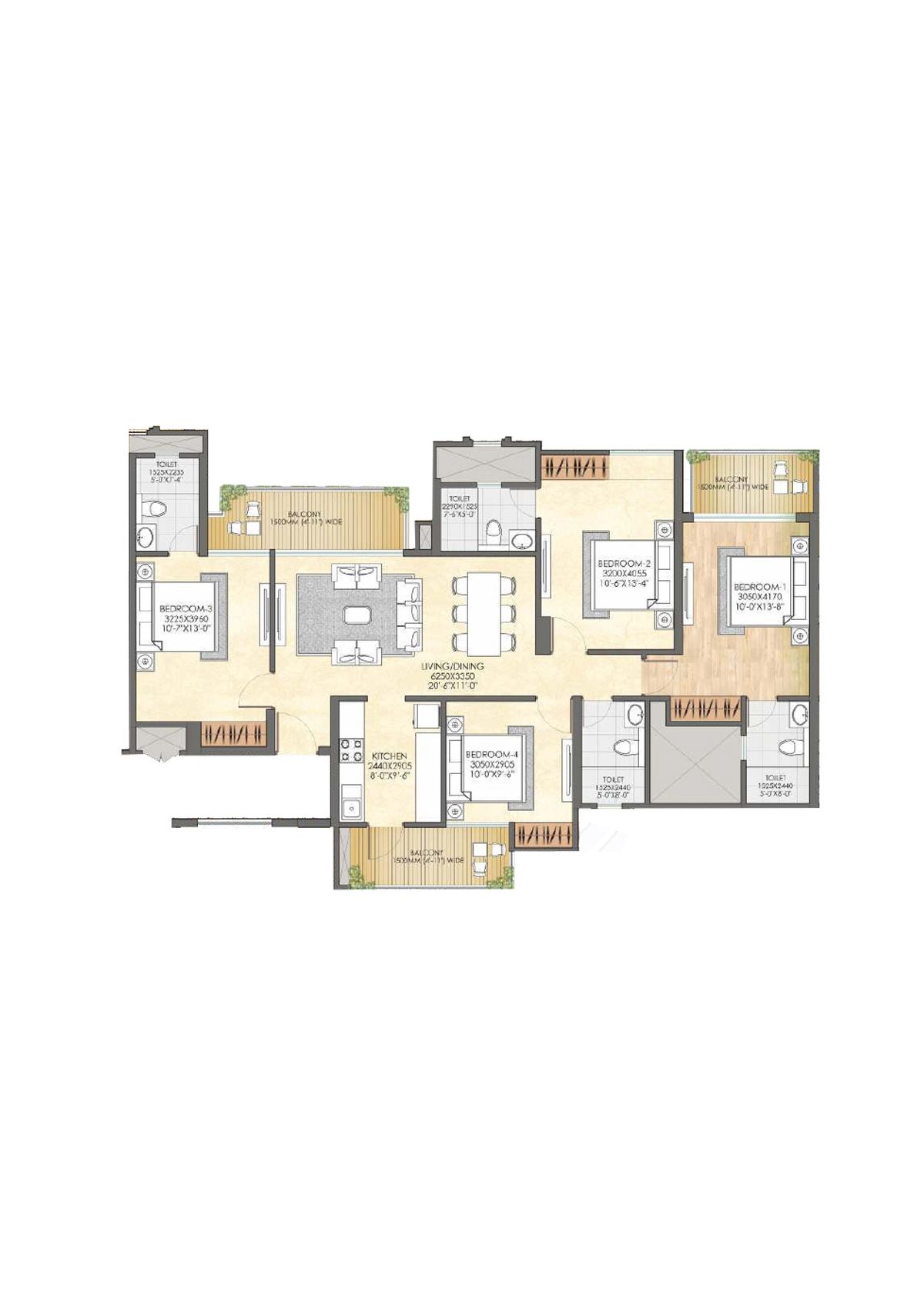 Crc Joyous Tower 2 Unit 2 Floor Plan