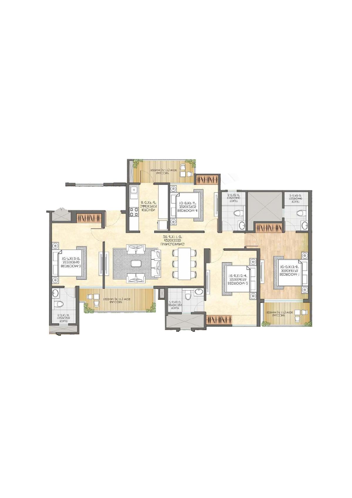 Crc Joyous Tower 2 Unit 3 Floor Plan