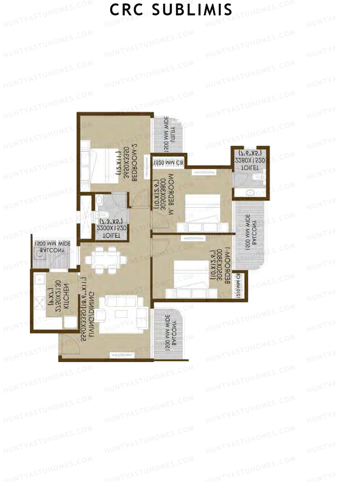 Crc Sublimis Tower 1 Unit 4 Floor Plan