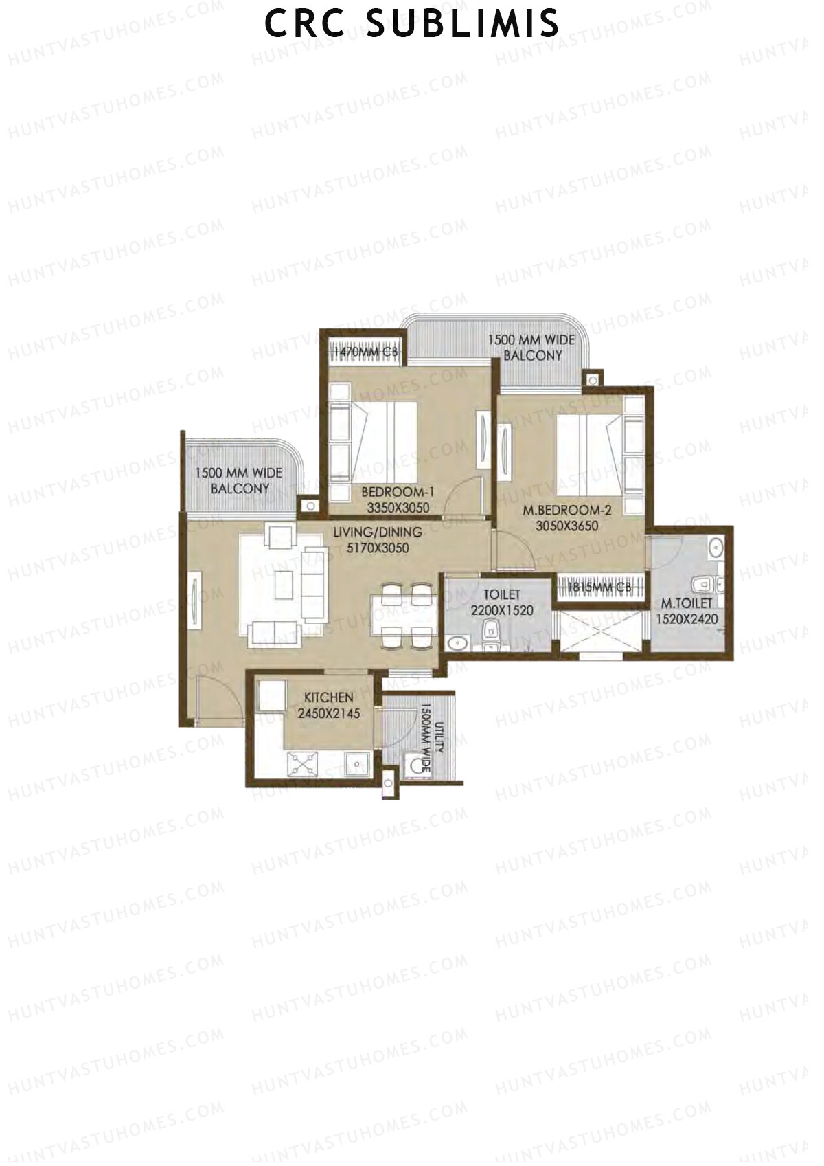 Crc Sublimis Tower 4 Unit 4 Floor Plan