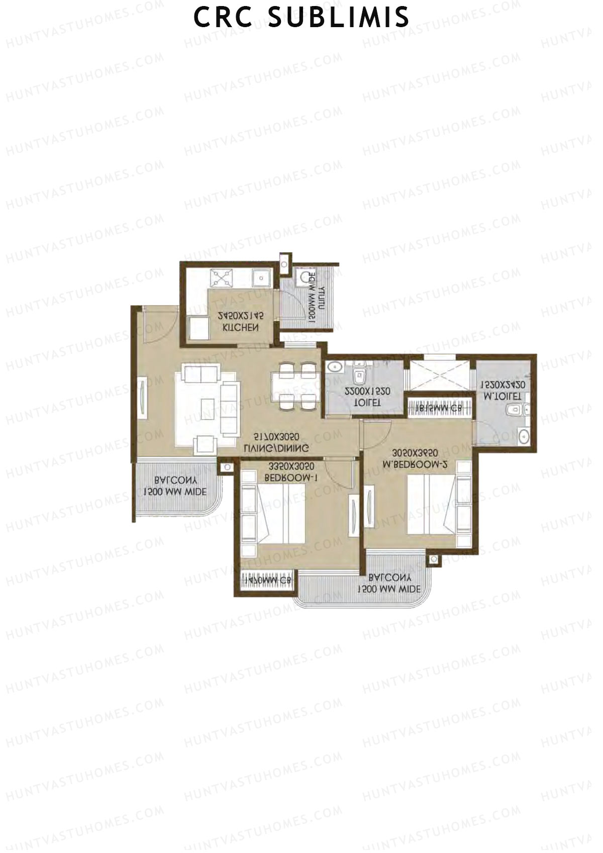Crc Sublimis Tower 4 Unit 5 Floor Plan