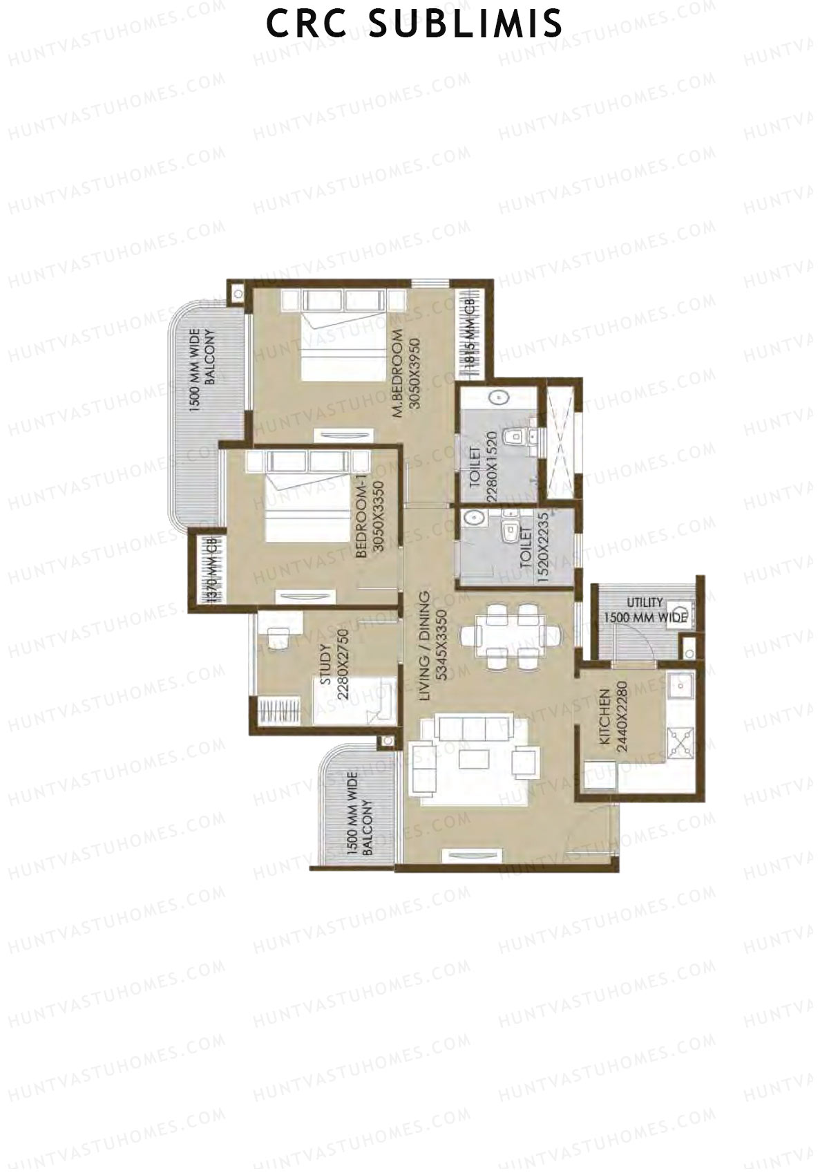 Crc Sublimis Tower 5 Unit 5 Floor Plan