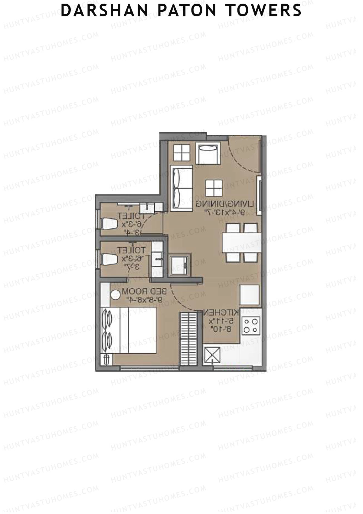 Darshan Paton Towers Wing A Unit 7 Floor Plan