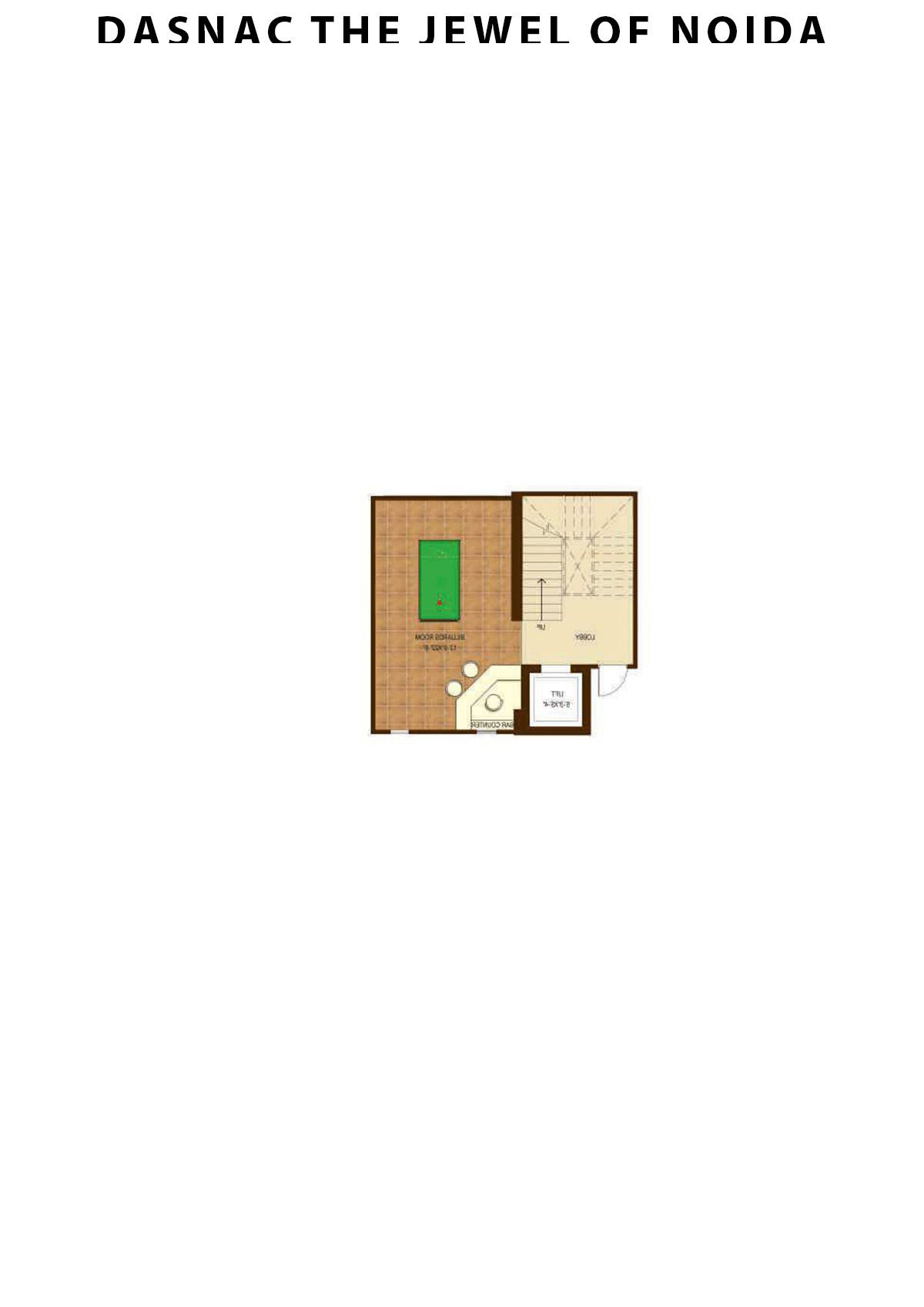 Dasnac The Jewel Of Noida Tower B Unit 1 (Triplex) Floor Plan