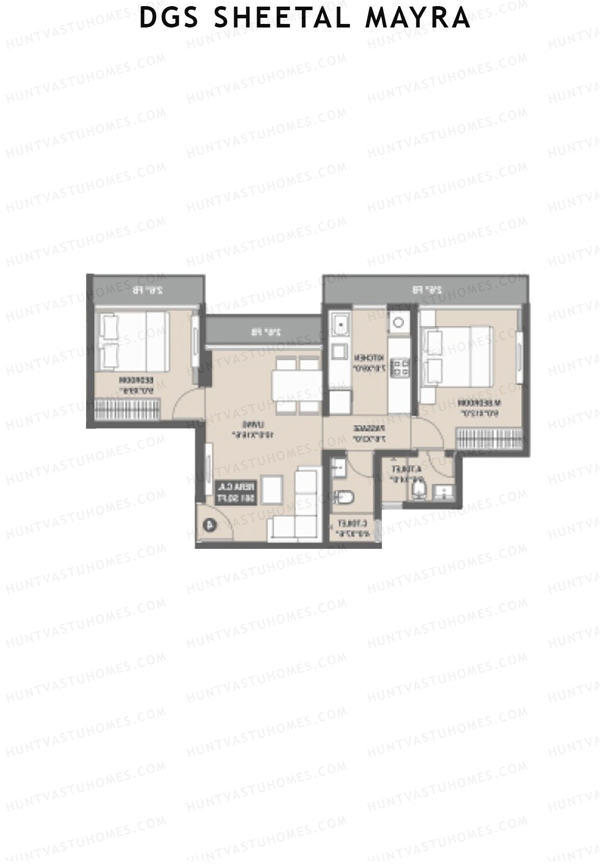 DGS Sheetal Mayra Block A Unit 5  Floor Plan