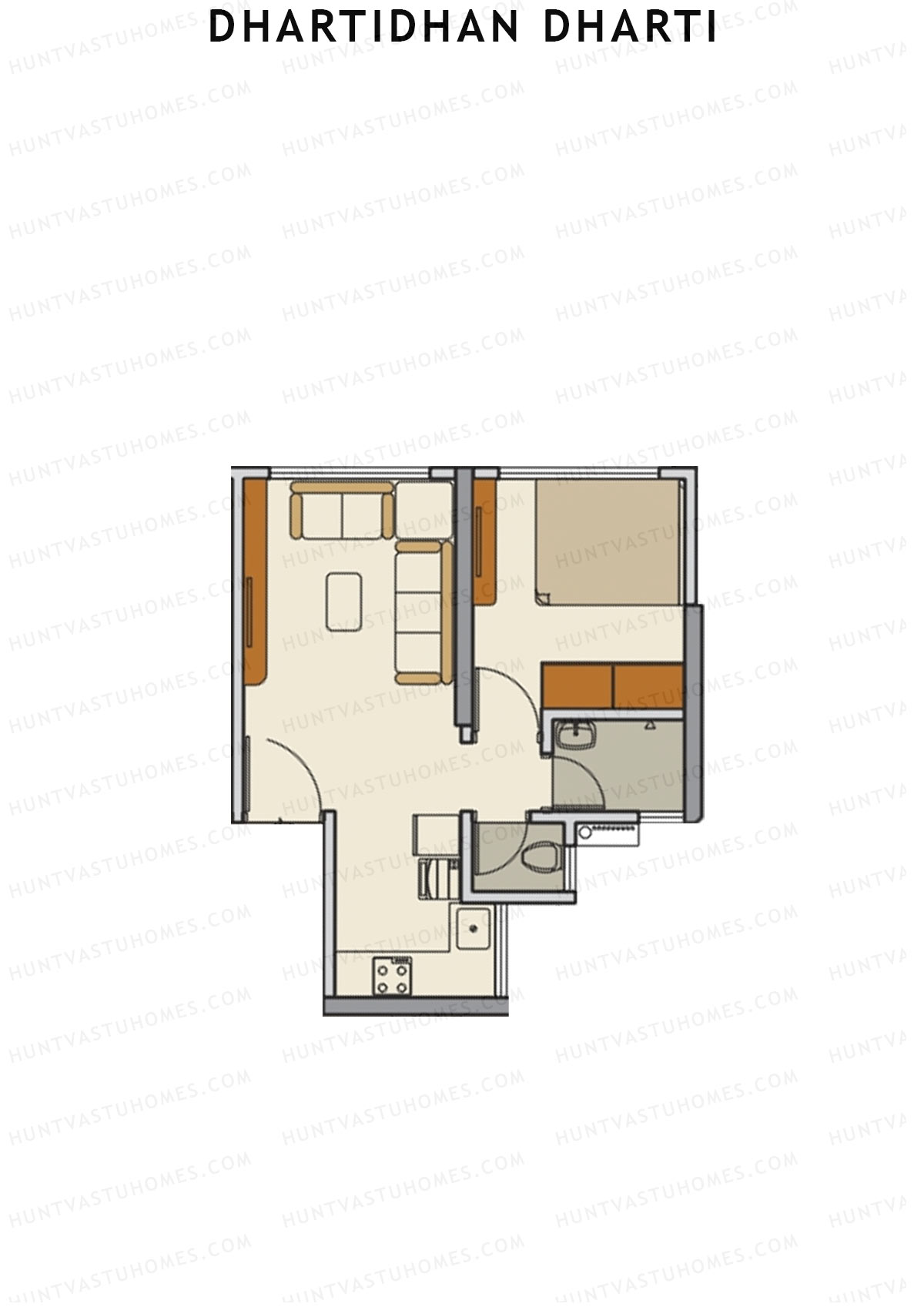 Dhartidhan Dharti Tower 3 Unit 2 Floor Plan