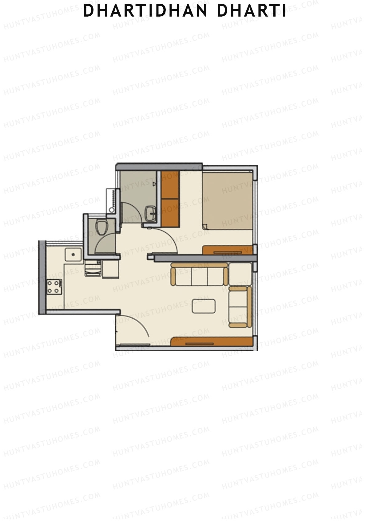Dhartidhan Dharti Tower 3 Unit 3 Floor Plan