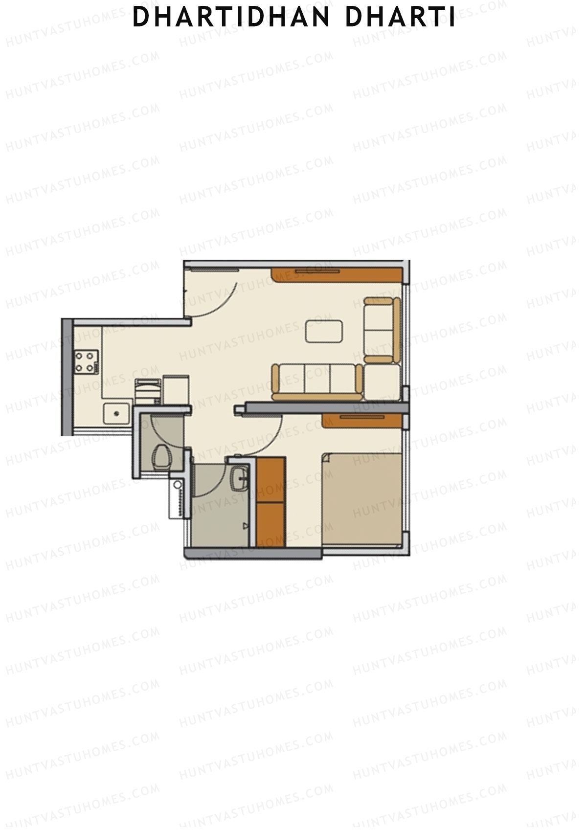 Dhartidhan Dharti Tower 3 Unit 4 Floor Plan