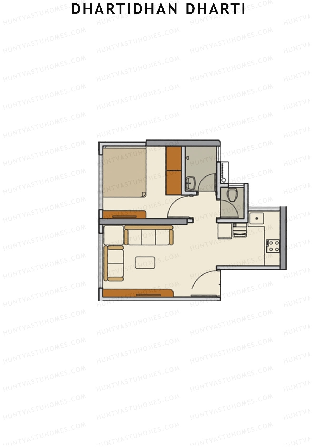 Dhartidhan Dharti Tower 3 Unit 8 Floor Plan