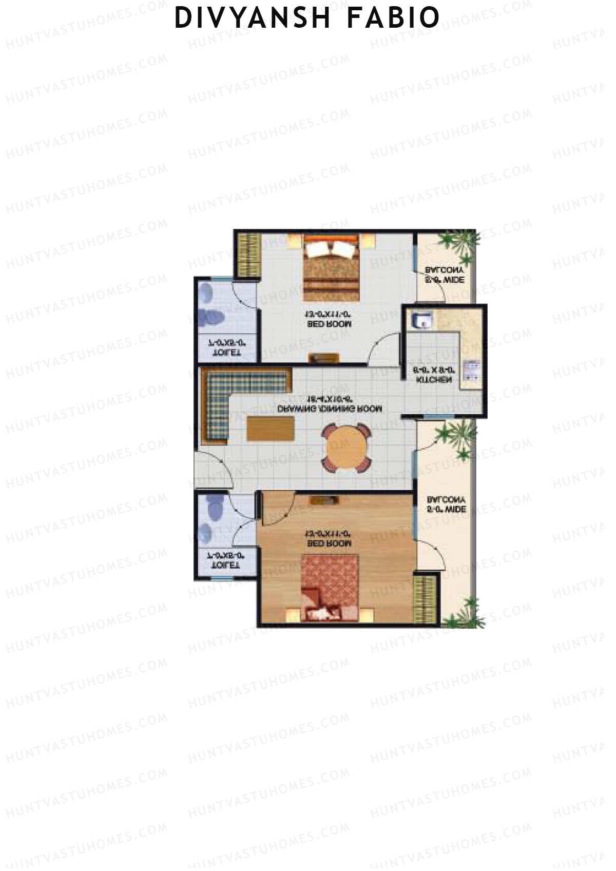 Divyansh Fabio Tower 2 Unit 11 Floor Plan