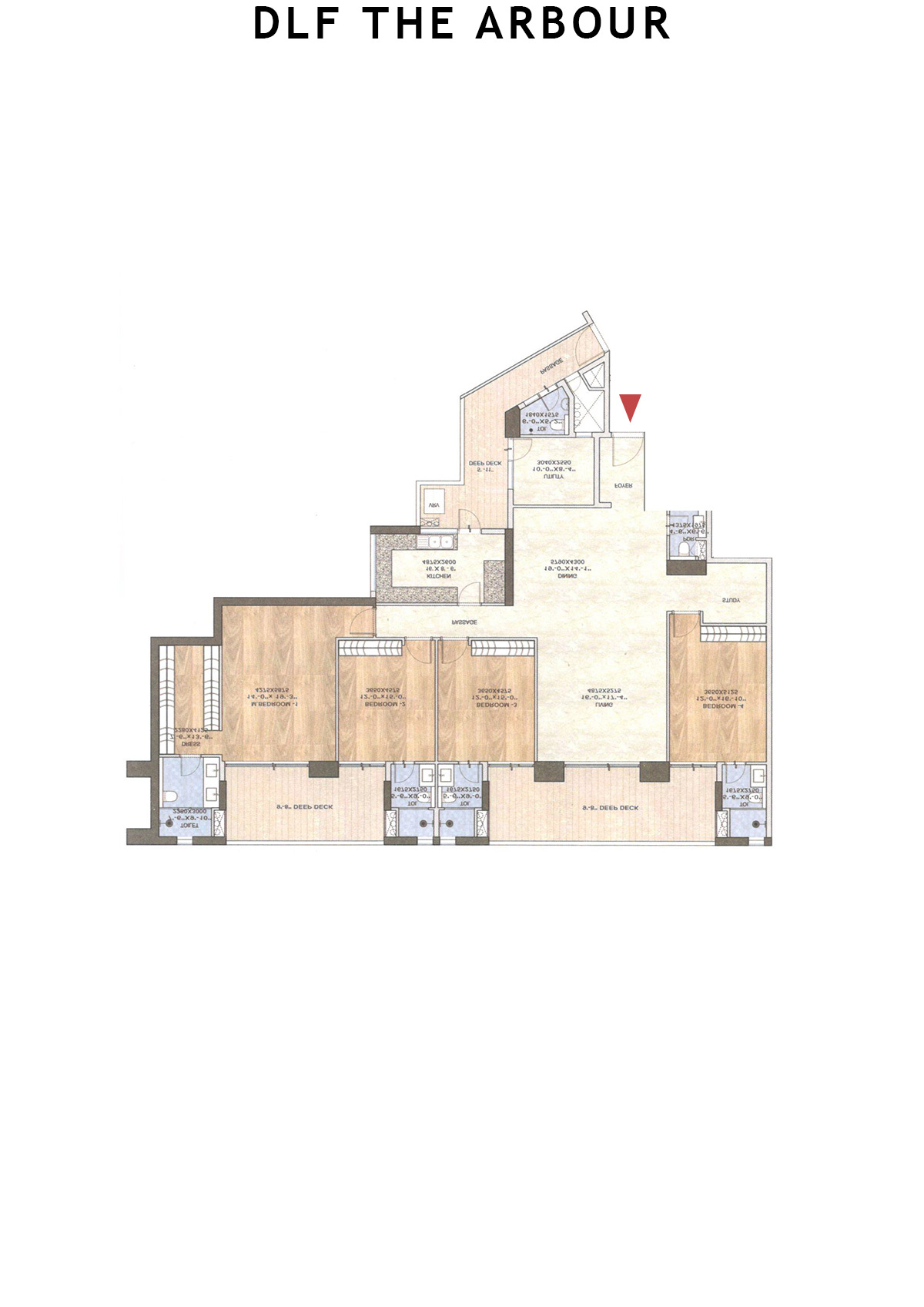 Dlf The Arbour Tower C Unit 6 Floor Plan