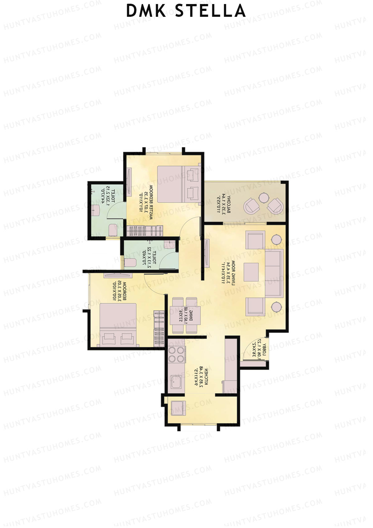 DMK Stella Tower B1 Unit 7 (Type B) Floor Plan