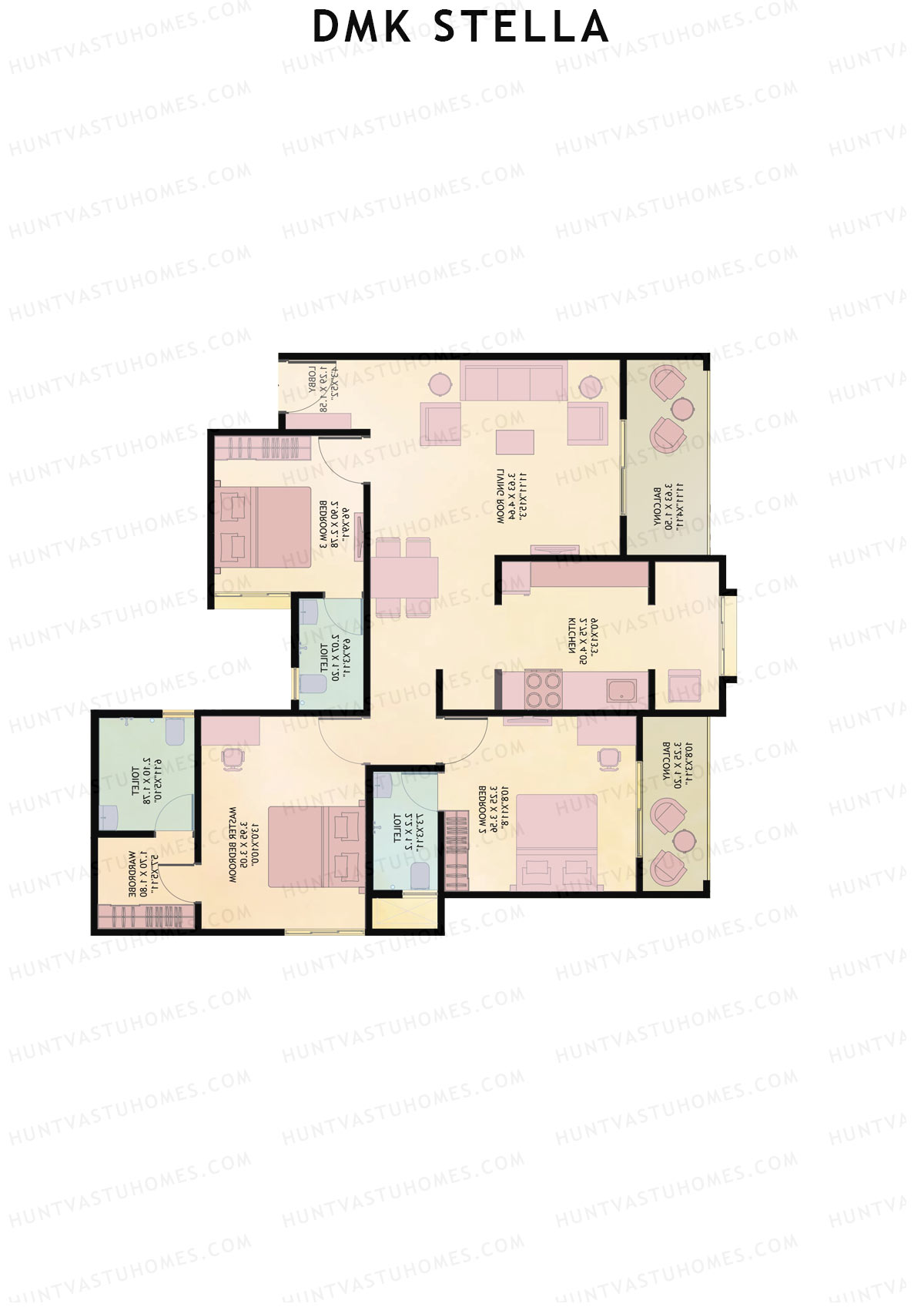 DMK Stella Tower F1 Unit 4 Floor Plan