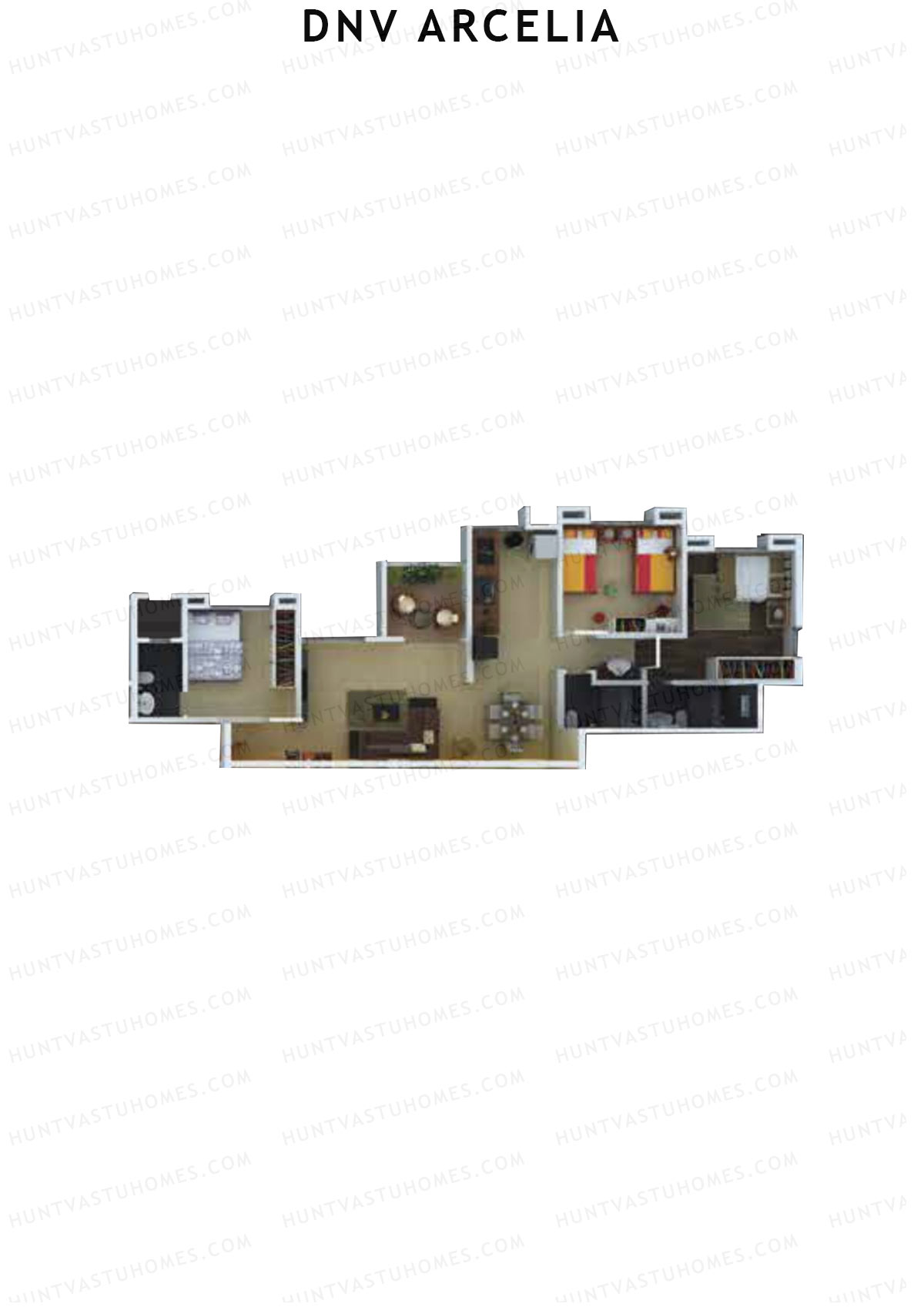DNV Arcelia Wing A Unit 1 Floor Plan