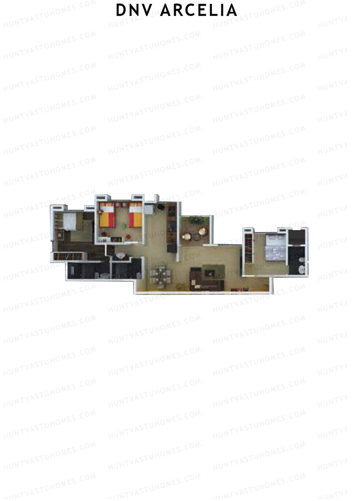 DNV Arcelia Wing A Unit 4 Floor Plan
