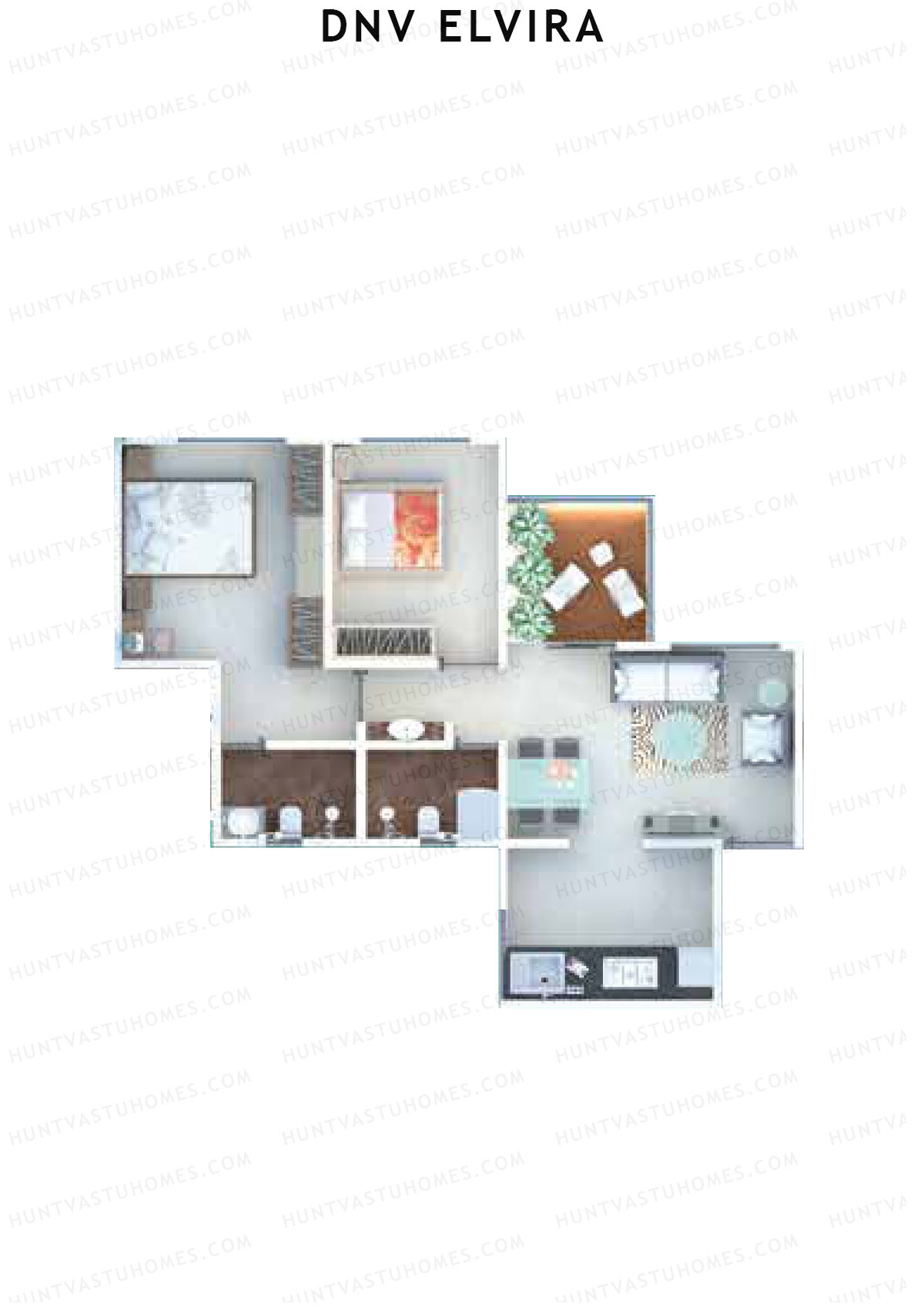 DNV Elvira Wing A Unit 2 Floor Plan