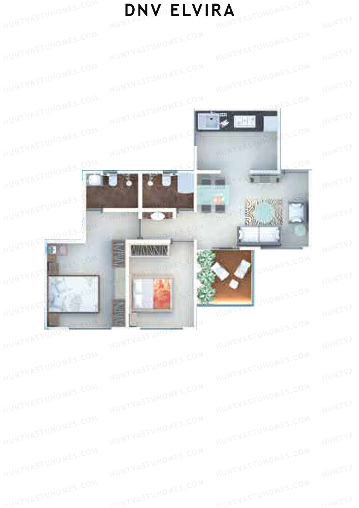 DNV Elvira Wing A Unit 7 Floor Plan