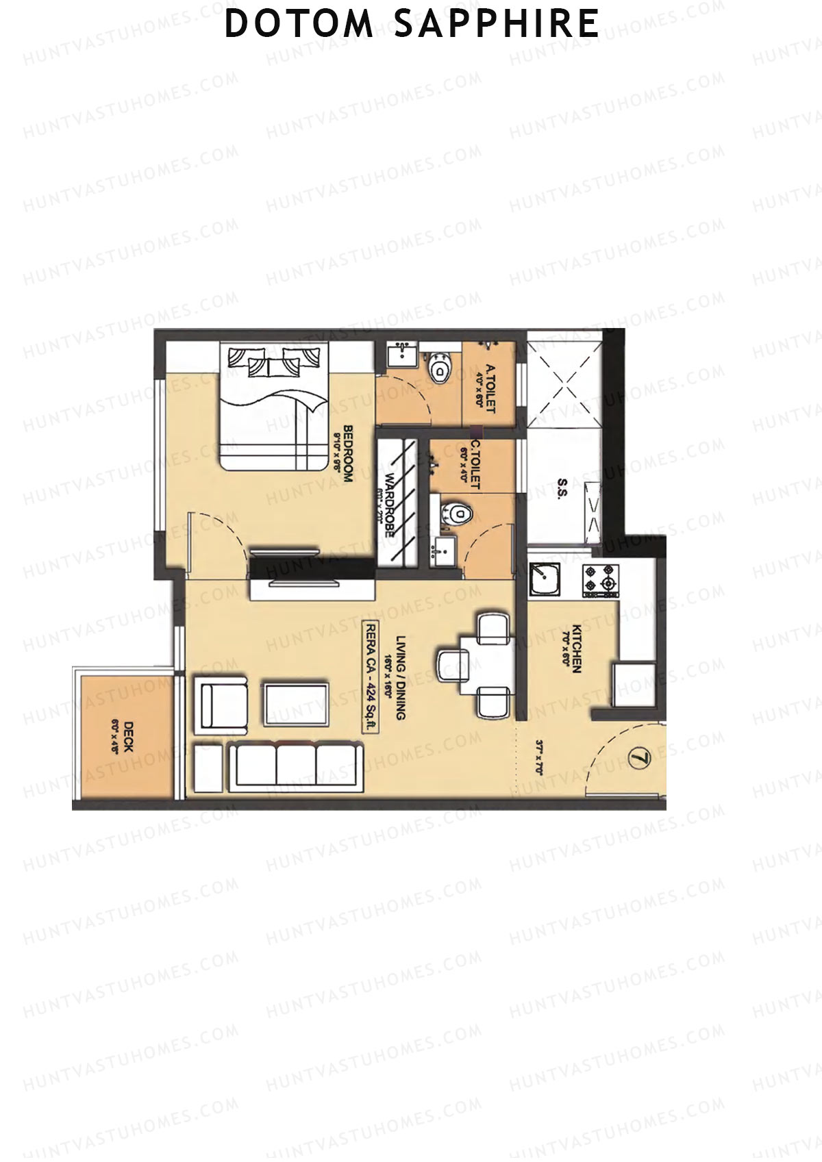 Dotom Sapphire Sapphire Unit 7 Floor Plan