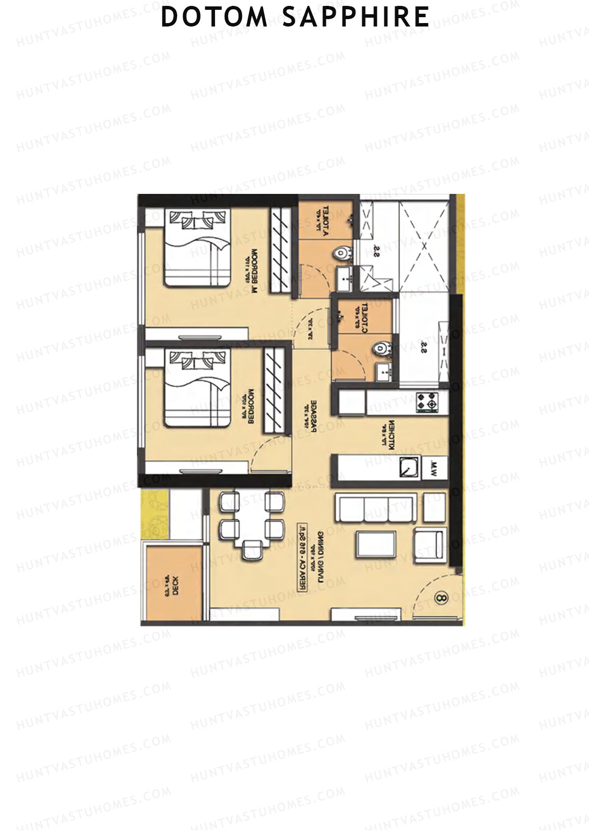 Dotom Sapphire Sapphire Unit 9 Floor Plan