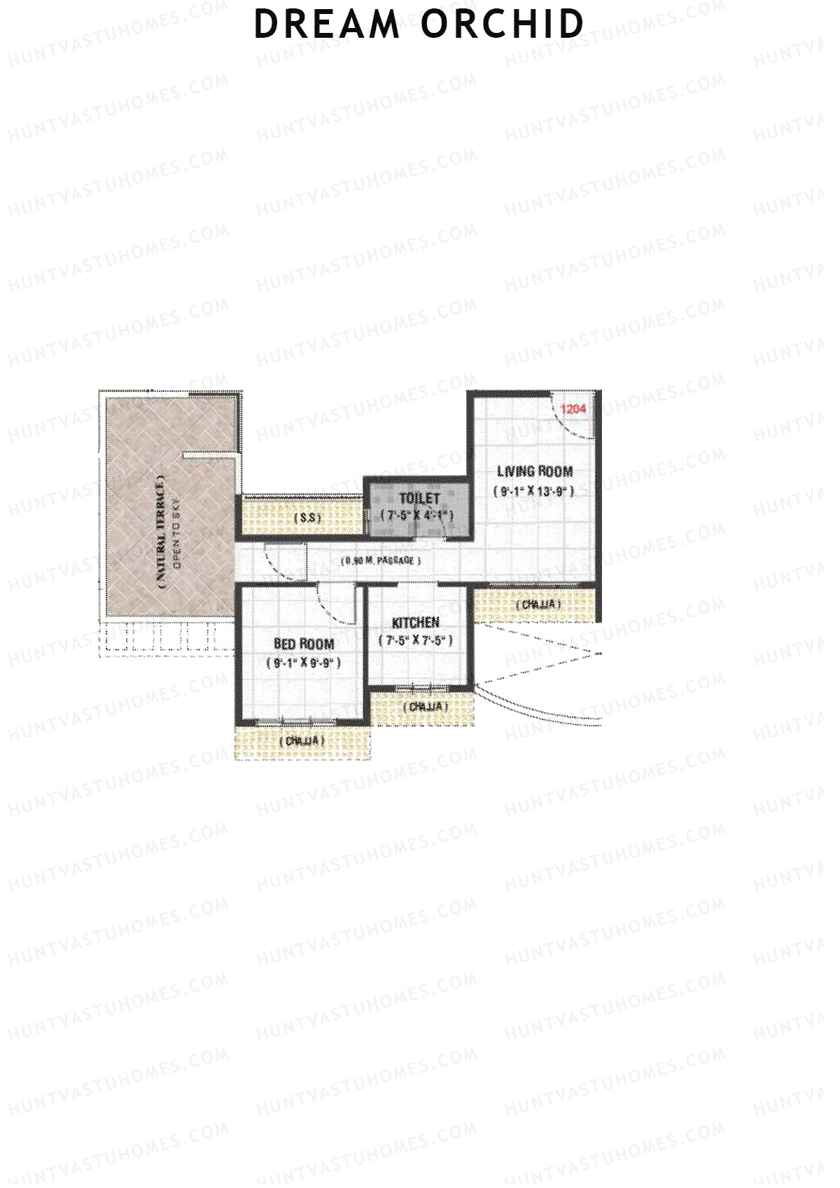 Dream Orchid Tower 1 Unit 4 Floor Plan
