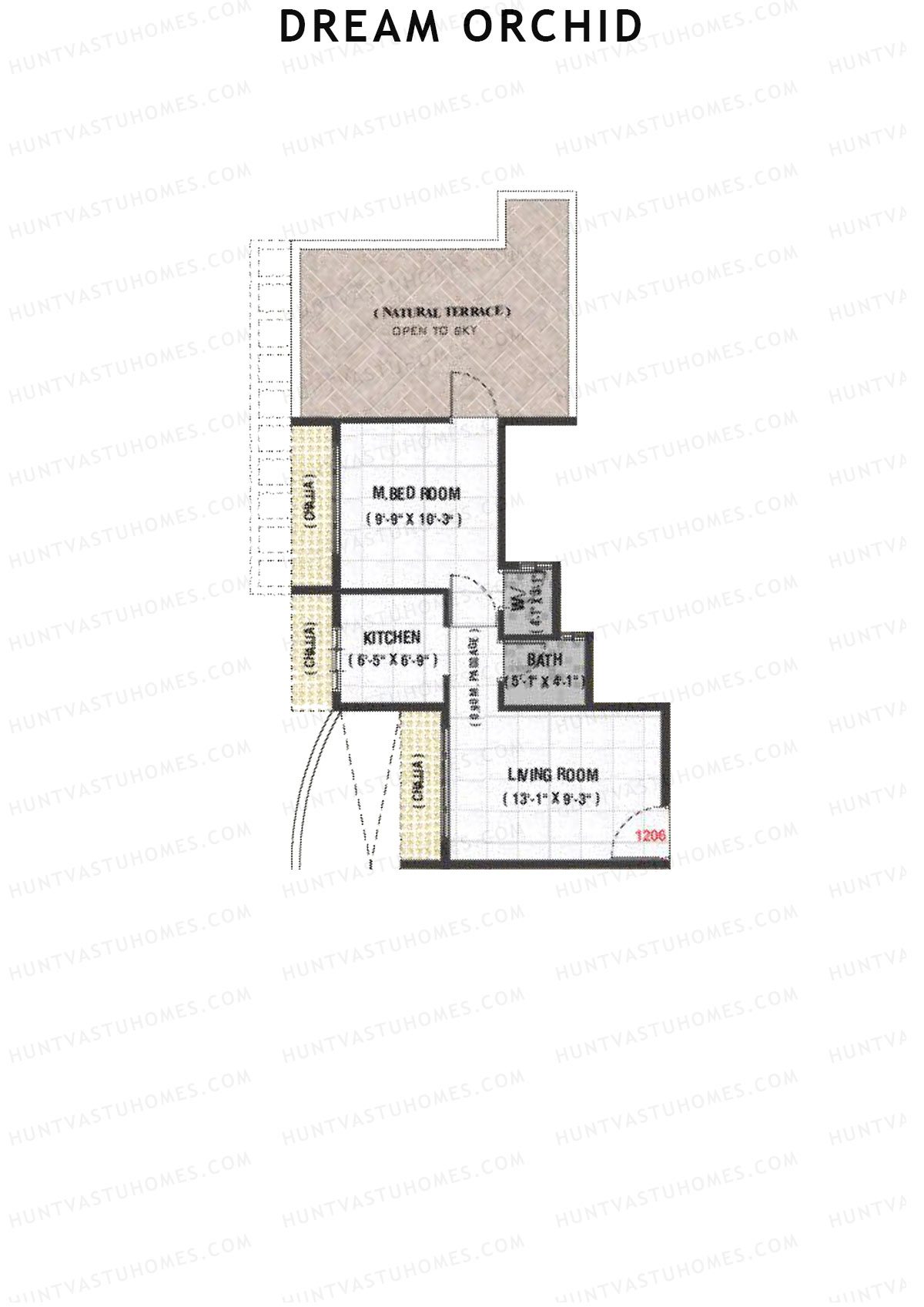 Dream Orchid Tower 1 Unit 6 Floor Plan