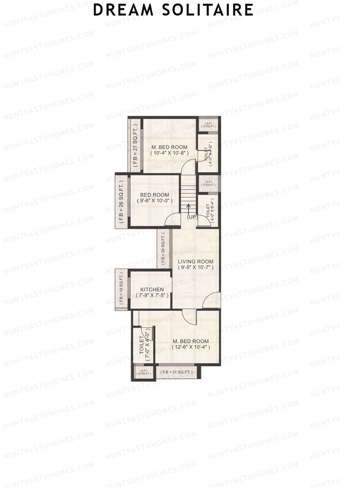 Dream Solitaire Block A Unit 1 Floor Plan