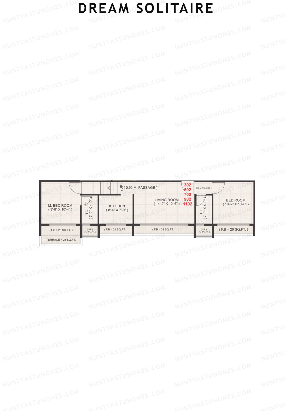 Dream Solitaire Block A Unit 2 Floor Plan