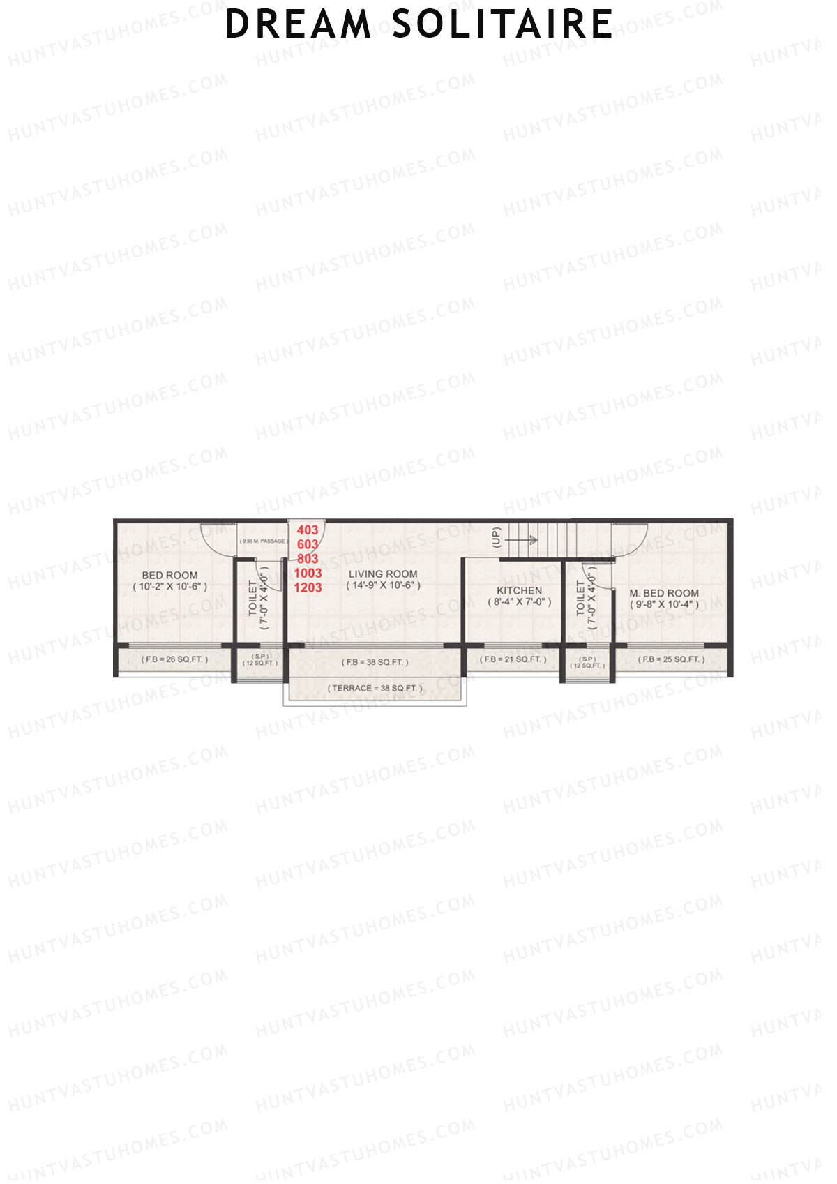Dream Solitaire Block A Unit 3 Floor Plan