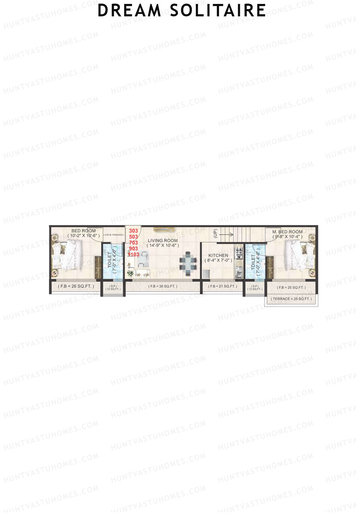 Dream Solitaire Block A Unit 3 Floor Plan