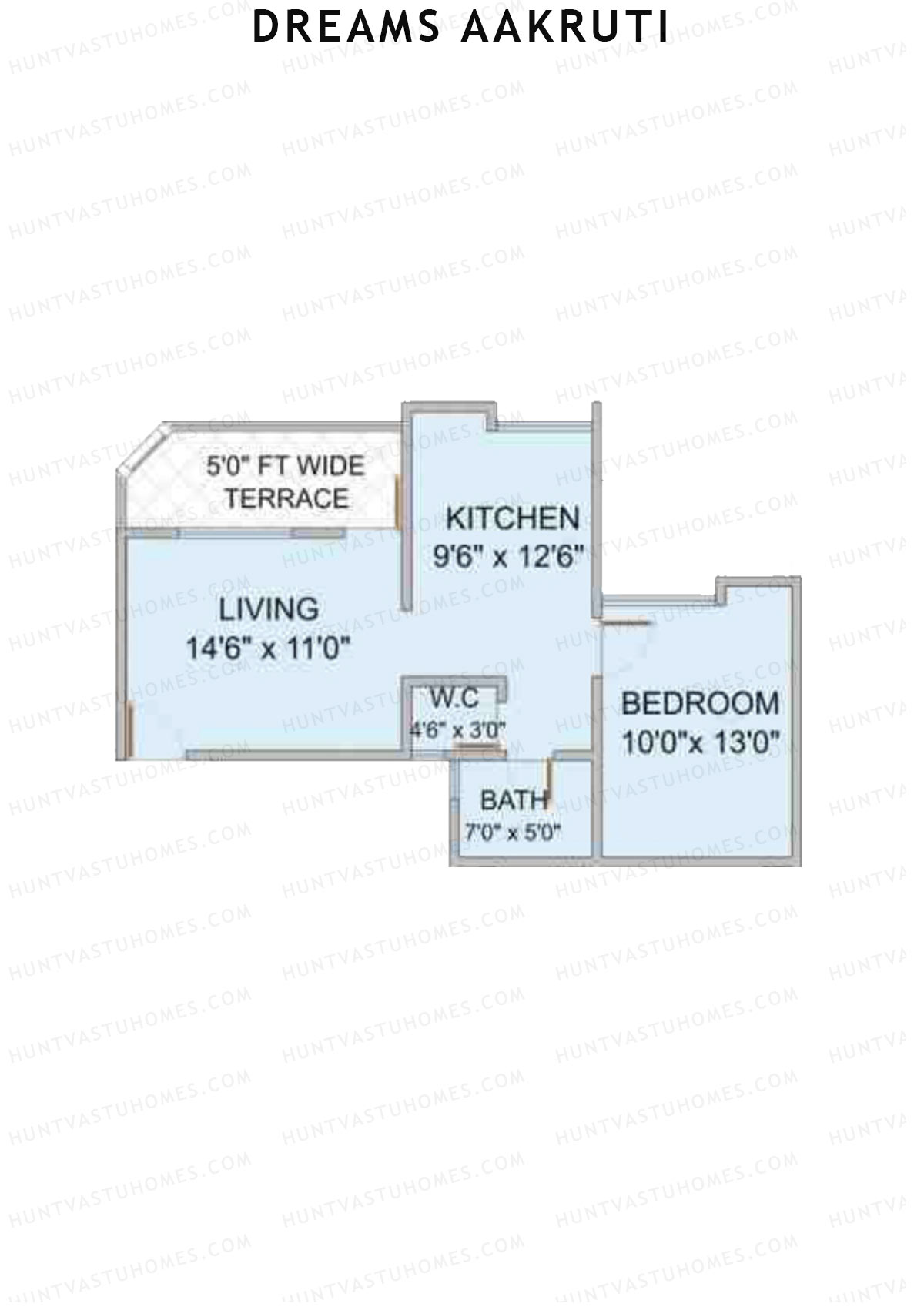 Dreams Aakruti Block 2 Wing A Unit 4 Floor Plan