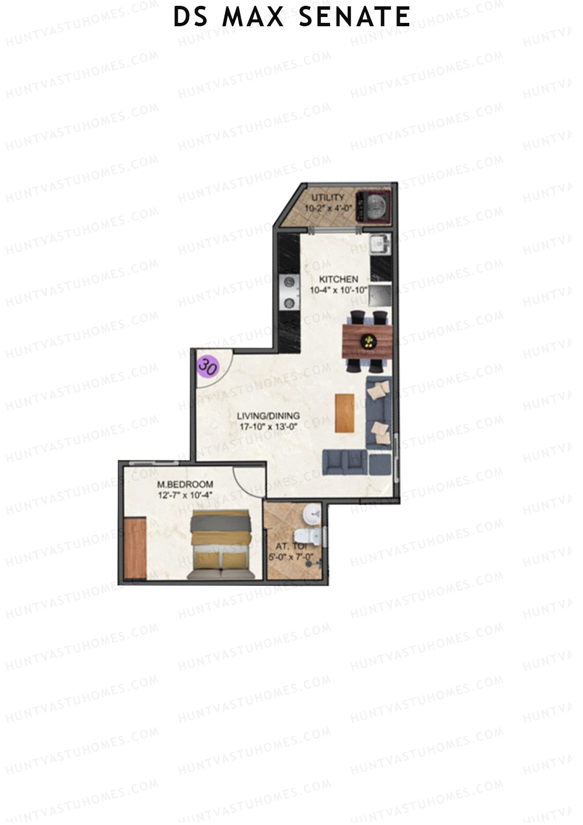 DS Max Senate Block A Unit 30 Floor Plan