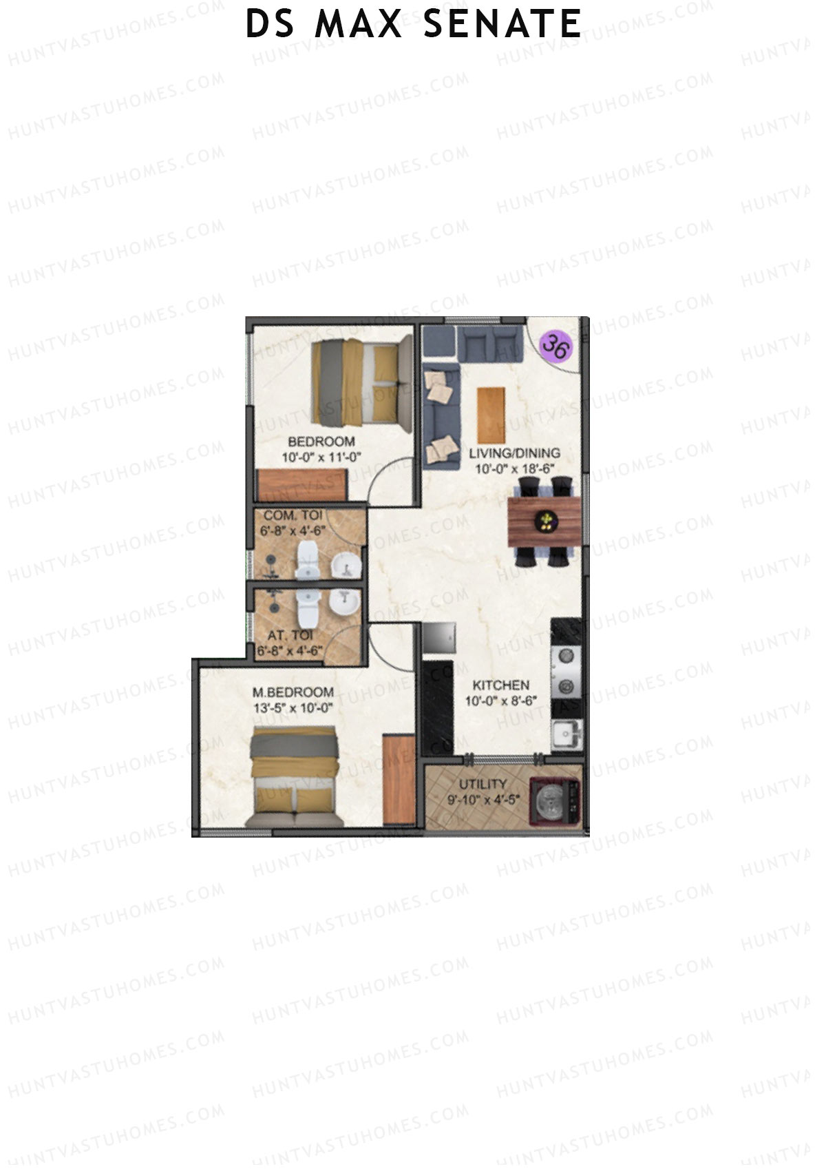 DS Max Senate Block A Unit 39 Floor Plan