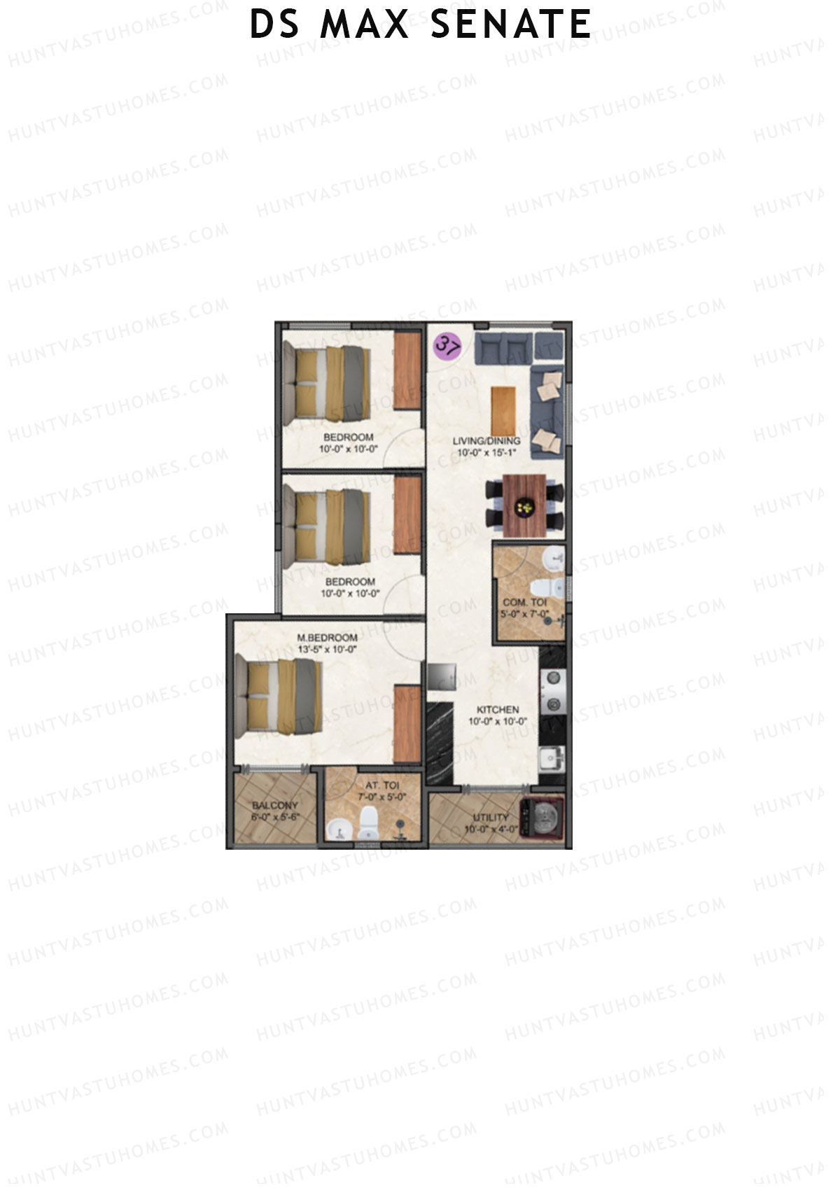 DS Max Senate Block A Unit 39 Floor Plan