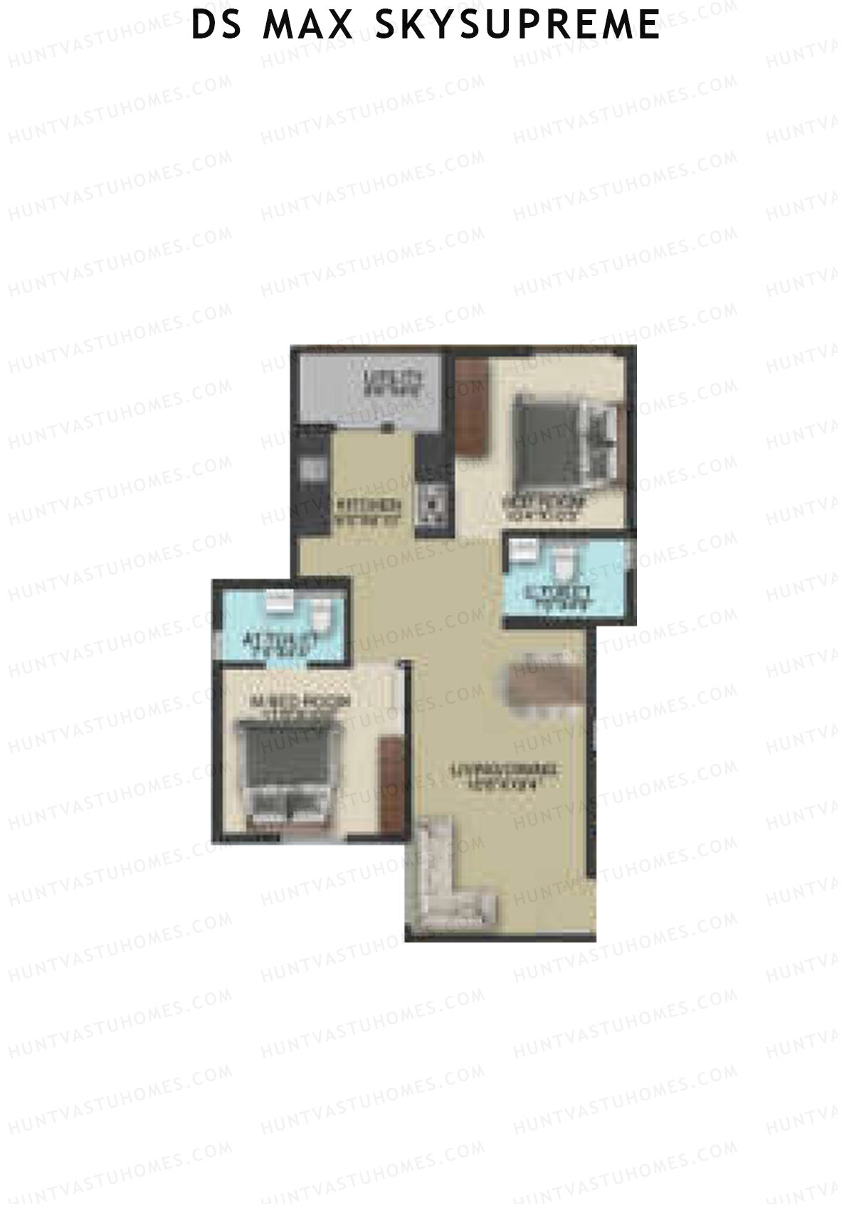 DS Max Skysupreme Tower 1 Unit 1 Floor Plan