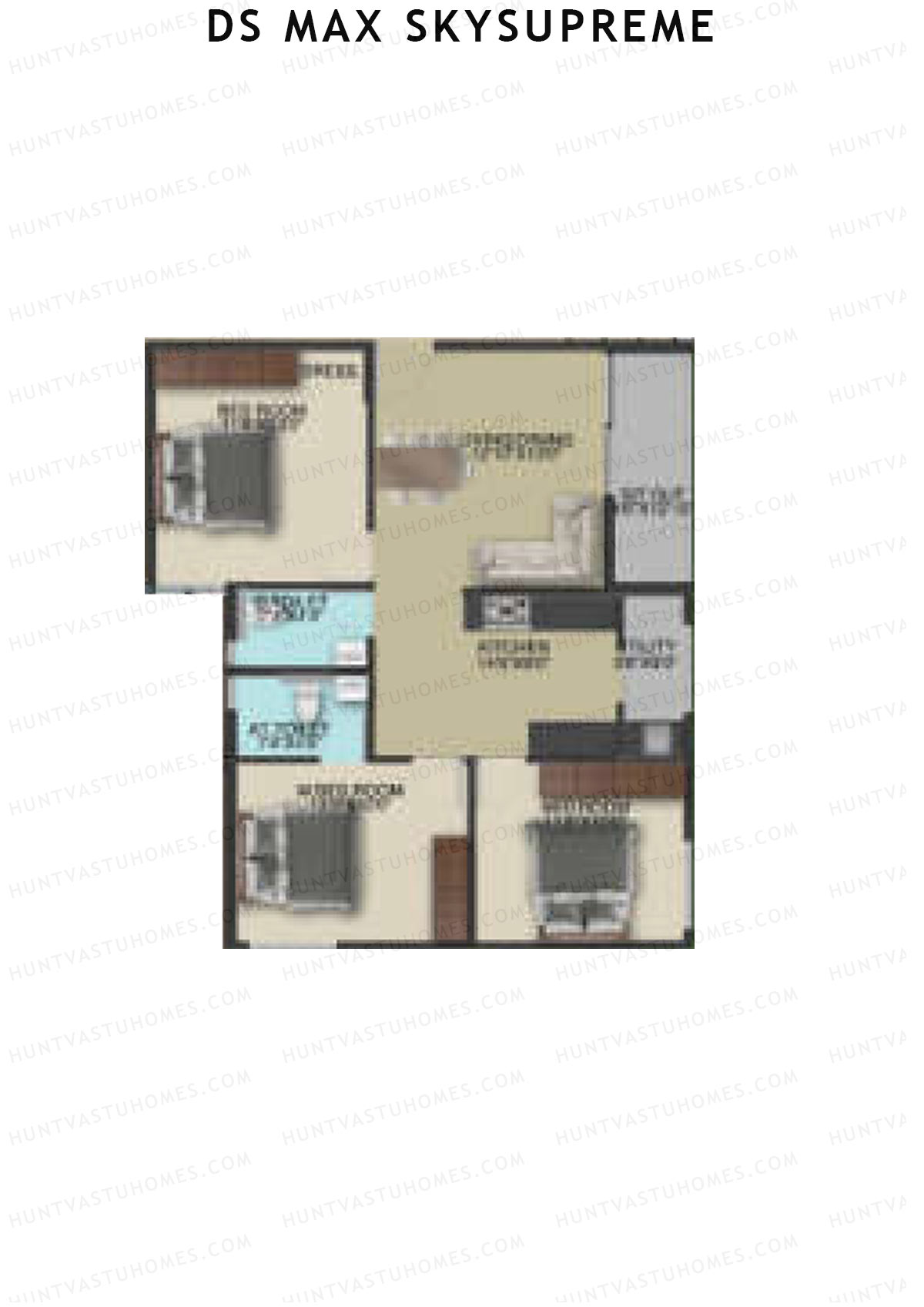 DS Max Skysupreme Tower 1 Unit 5 Floor Plan