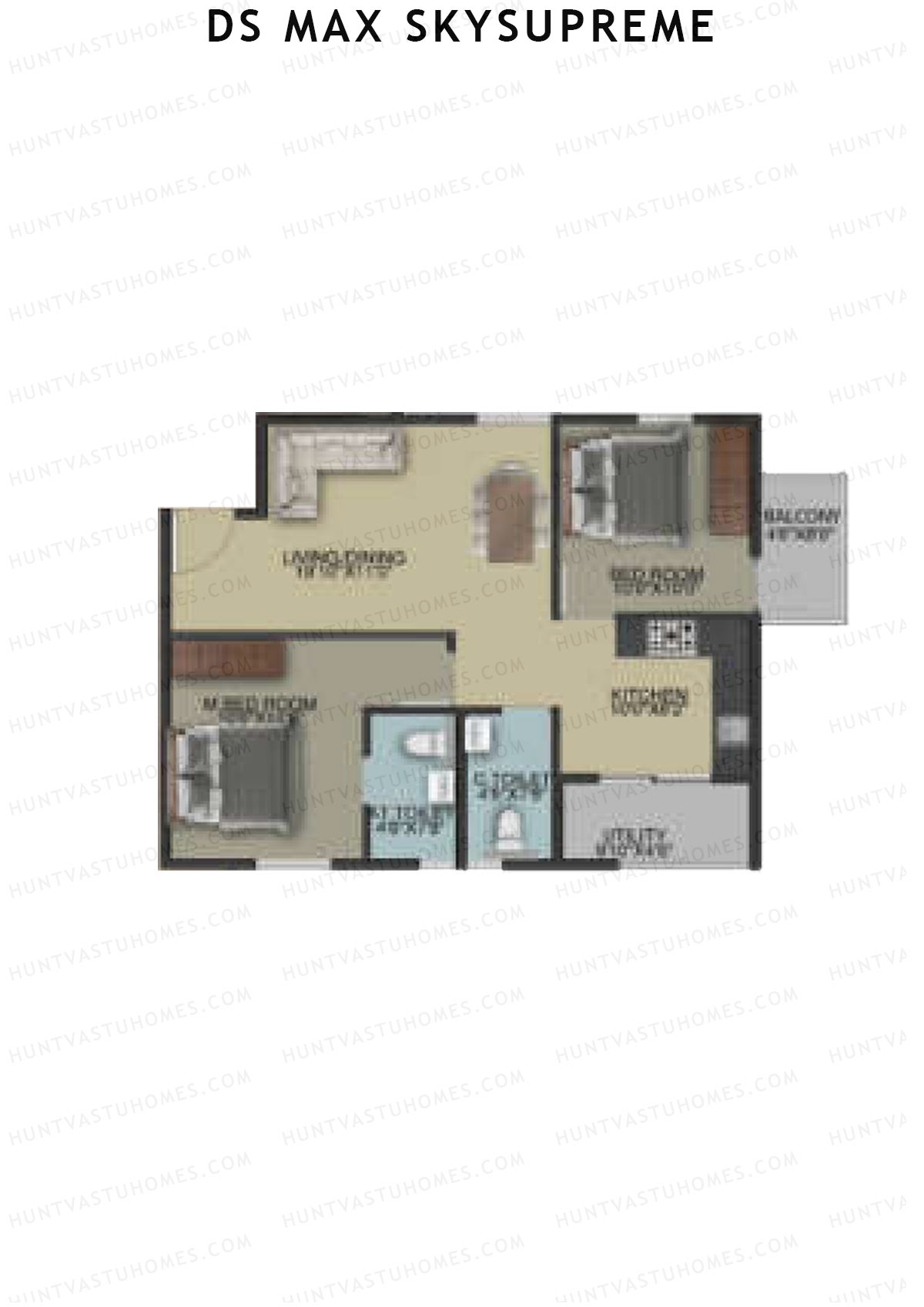 DS Max Skysupreme Tower 2 Unit 10 Floor Plan