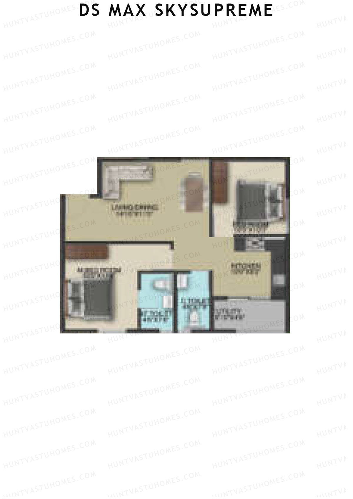 DS Max Skysupreme Tower 2 Unit 10 Floor Plan