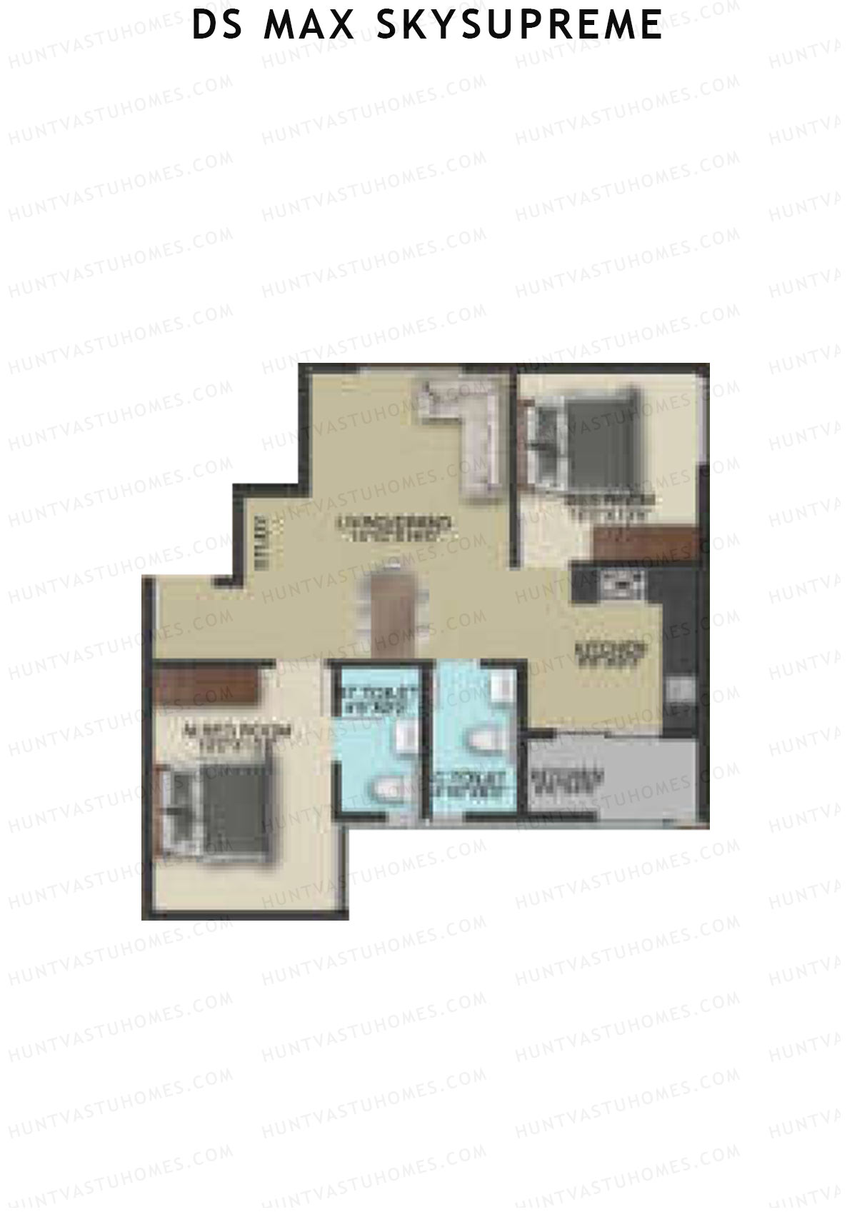 DS Max Skysupreme Tower 2 Unit 11 Floor Plan