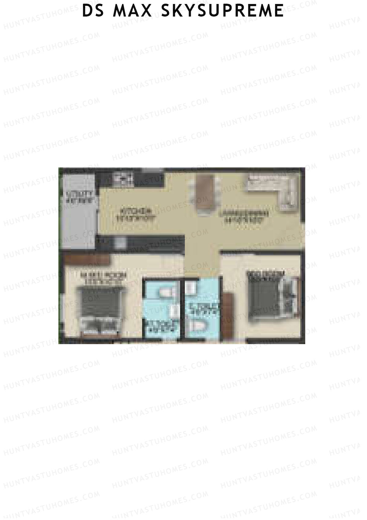 DS Max Skysupreme Tower 2 Unit 15 Floor Plan