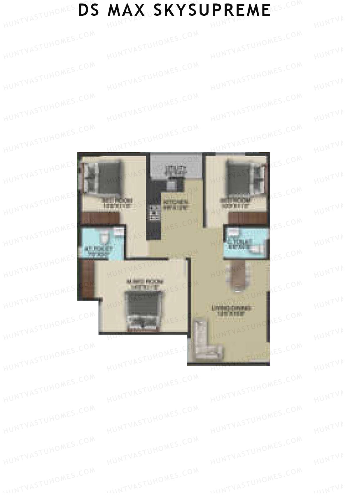 DS Max Skysupreme Tower 2 Unit 16 Floor Plan