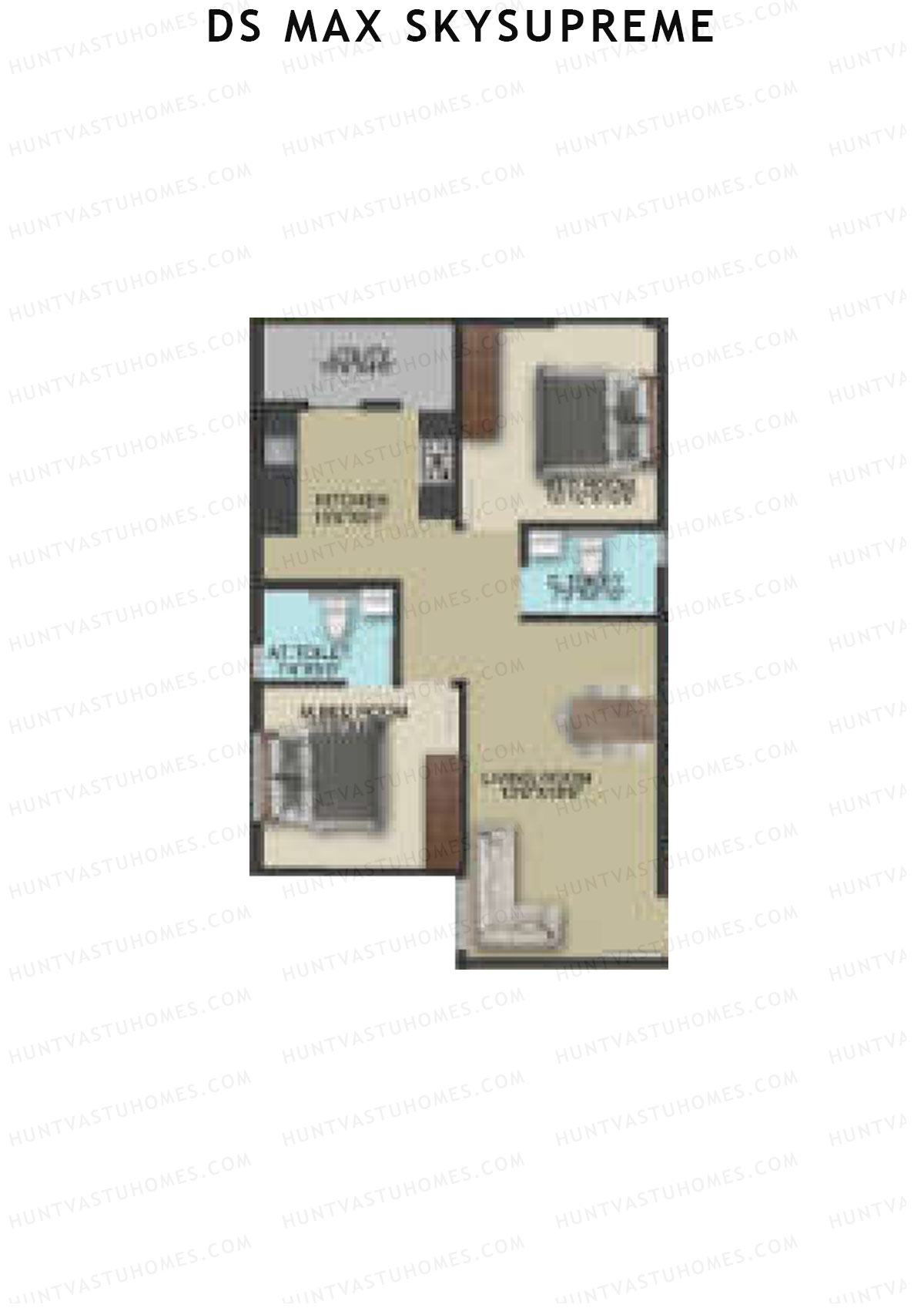 DS Max Skysupreme Tower 3 Unit 17 Floor Plan