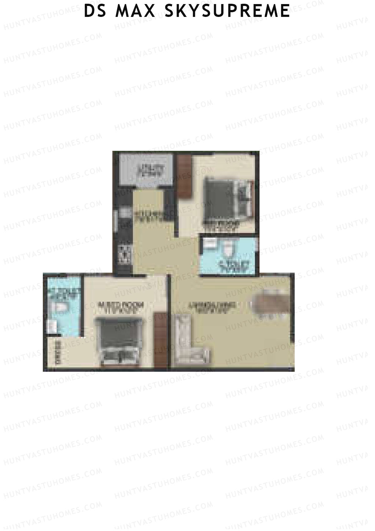 DS Max Skysupreme Tower 3 Unit 18 Floor Plan