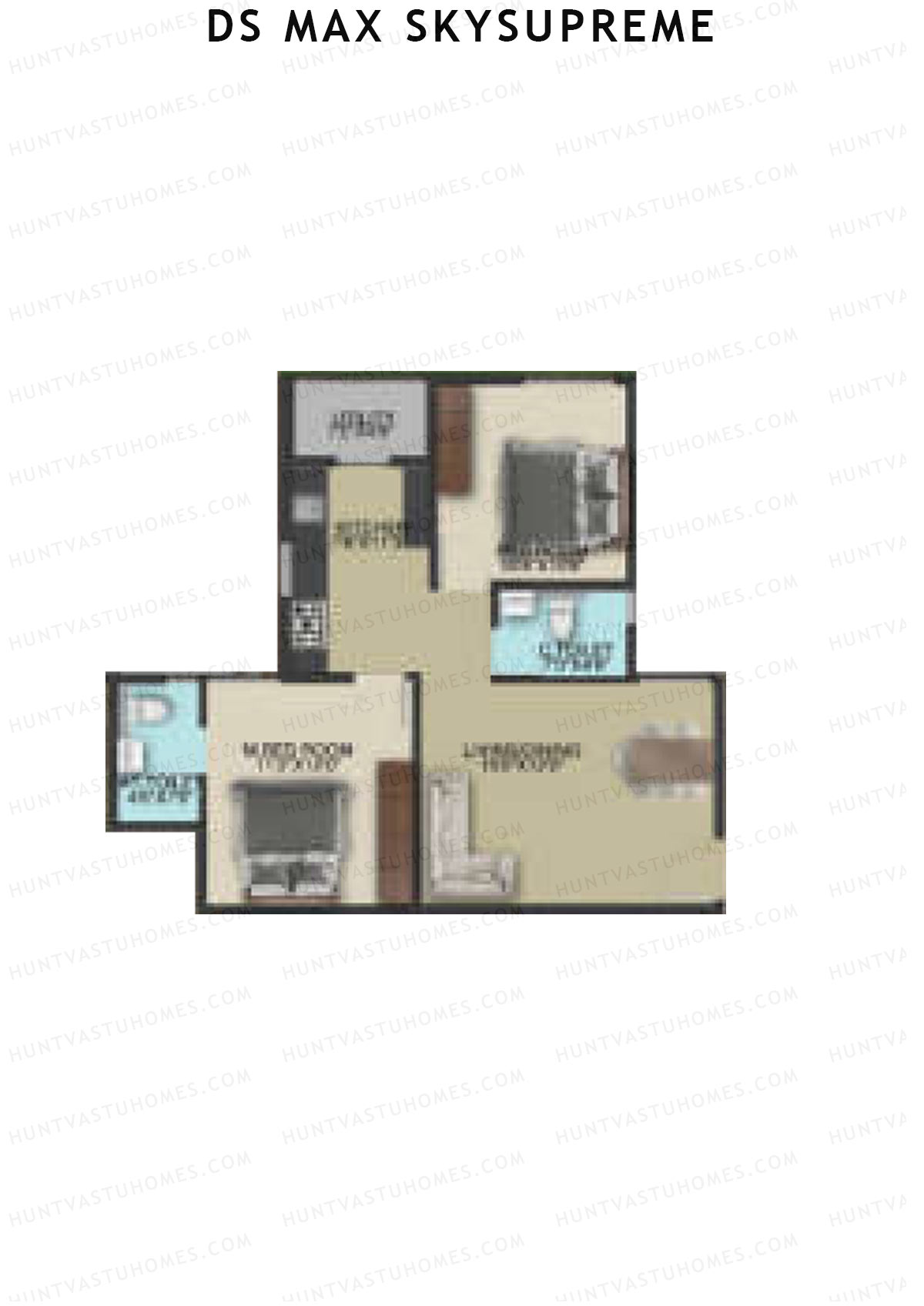 DS Max Skysupreme Tower 3 Unit 19 Floor Plan