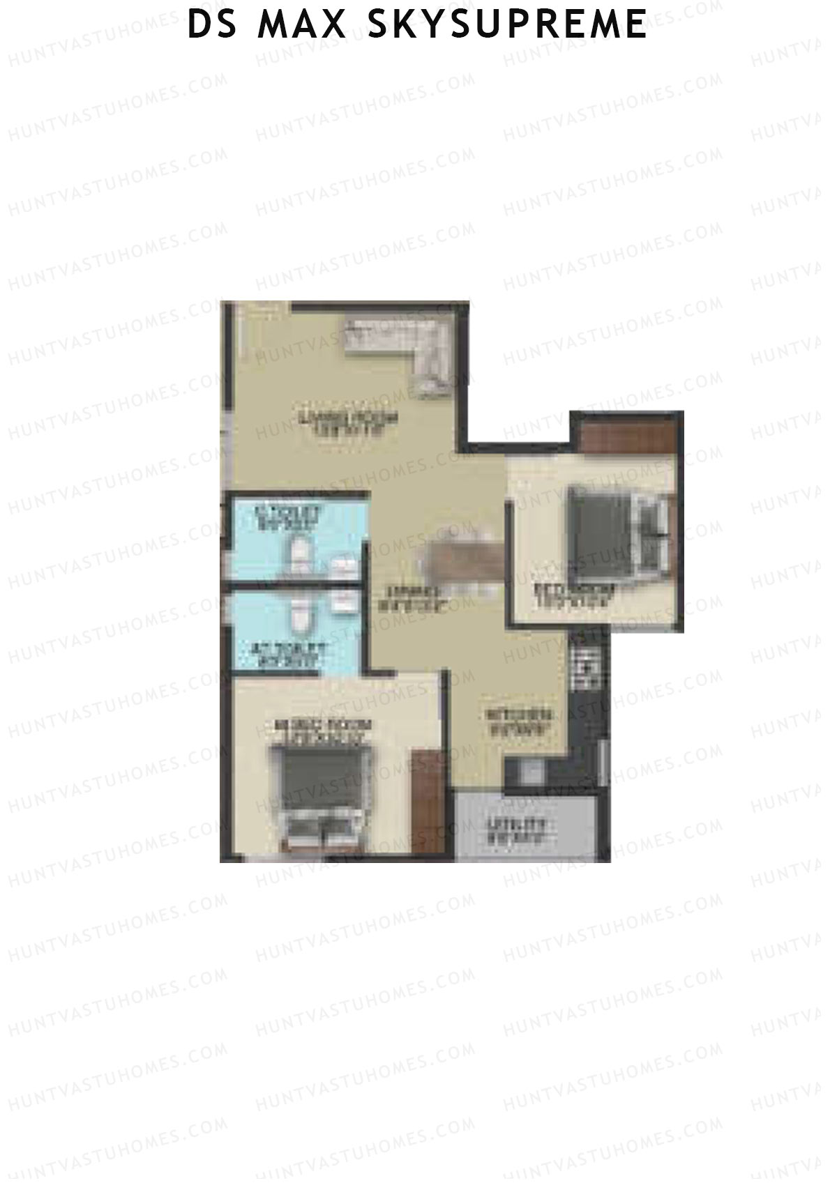 DS Max Skysupreme Tower 3 Unit 23 Floor Plan